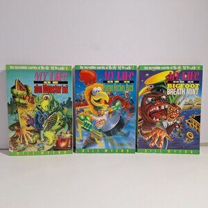 3 Bill Myers Books The Incredible Worlds Of Wally McDoogle #2 7 12 Chapter Lot